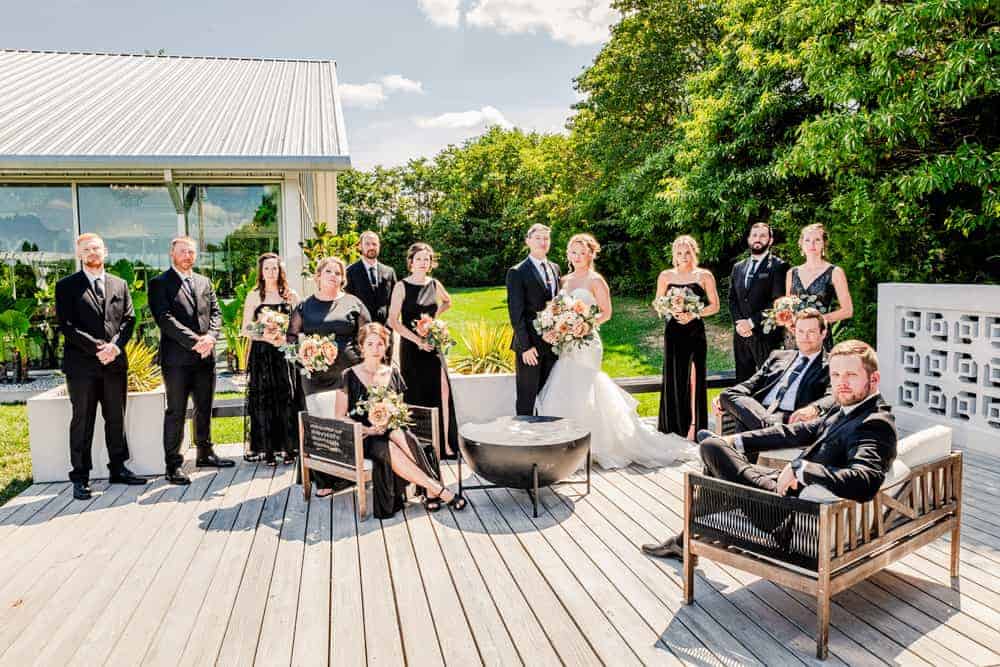 Wedding at Greenhouse Two Rivers in Highlandville Montana