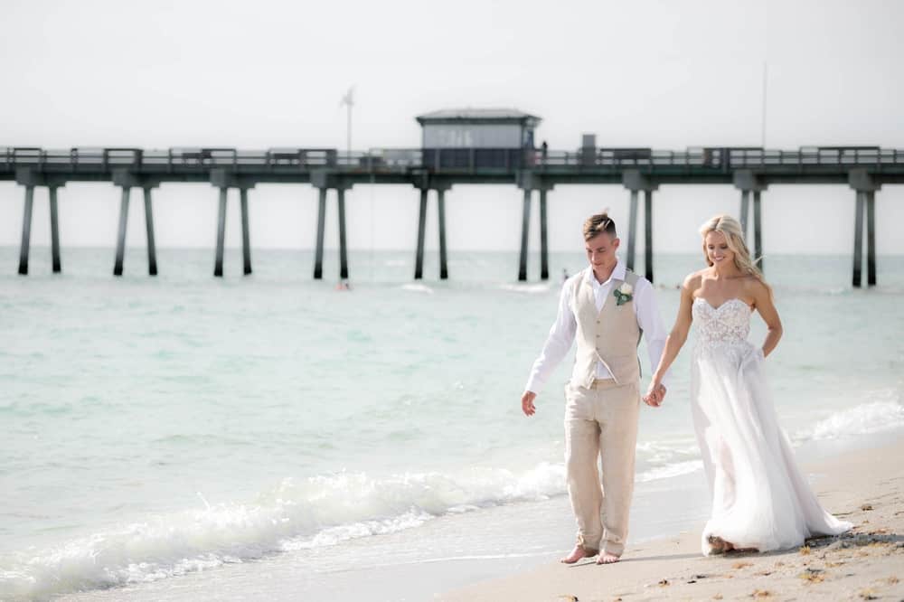 John & Natalie Hecker's Destination Wedding In Venice Florida Destination Wedding photo shoot in Venice Florida