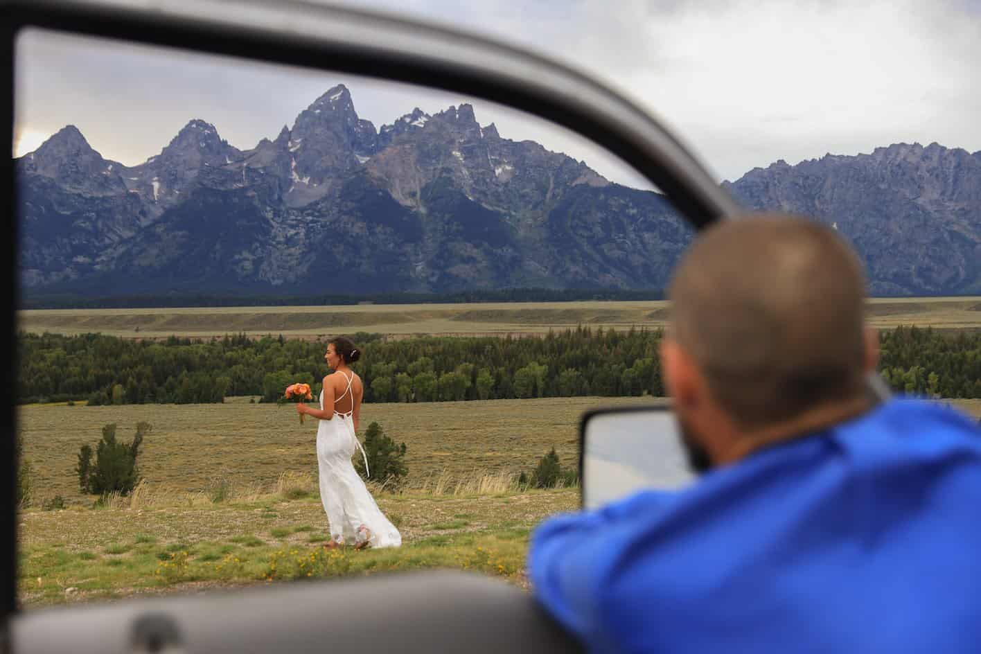 wedding shoot in Wyoming