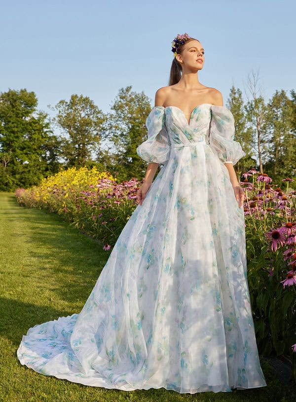 Floral Wedding Dress Trend in 2024