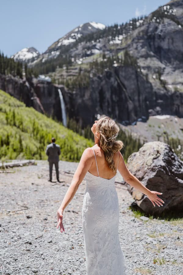 intimate high alpine elopement adventure in Telluride Colorado