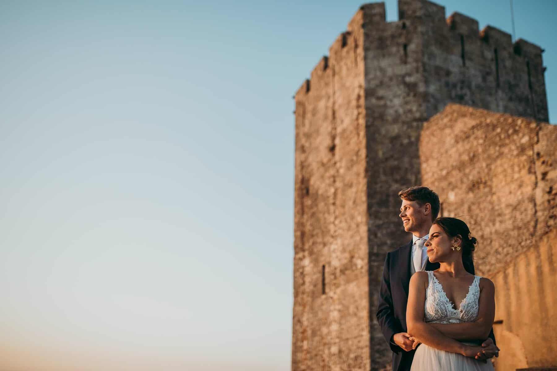 wedding photos at Pousada do Castelo de Palmela