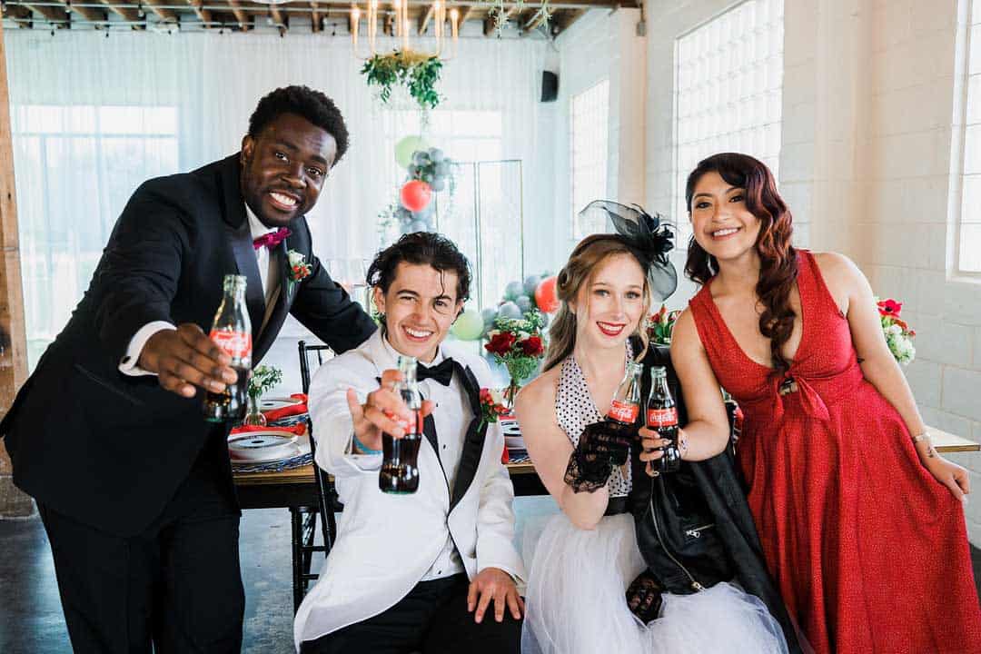 50s Styled wedding shoot