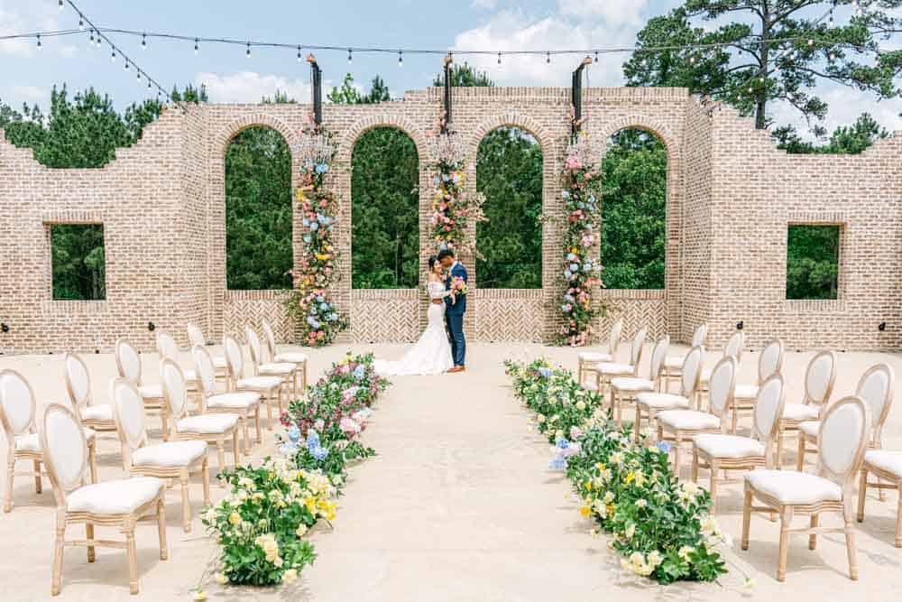 Styled wedding Shoot at the Iron Manor in Montgomery Texas