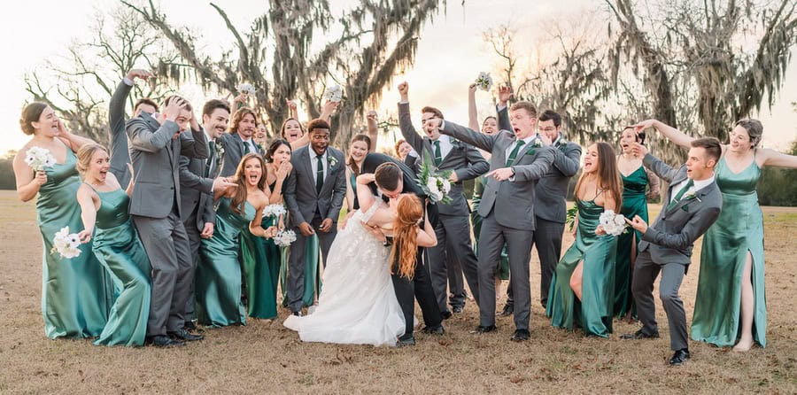 A Beautiful Warm Winter Wedding In The Low Country At Agapae Oaks, Beaufort Sc Wedding in South Carolina