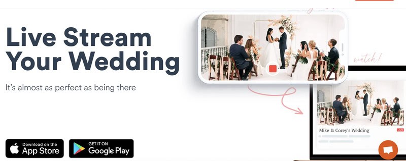 how to live stream a wedding