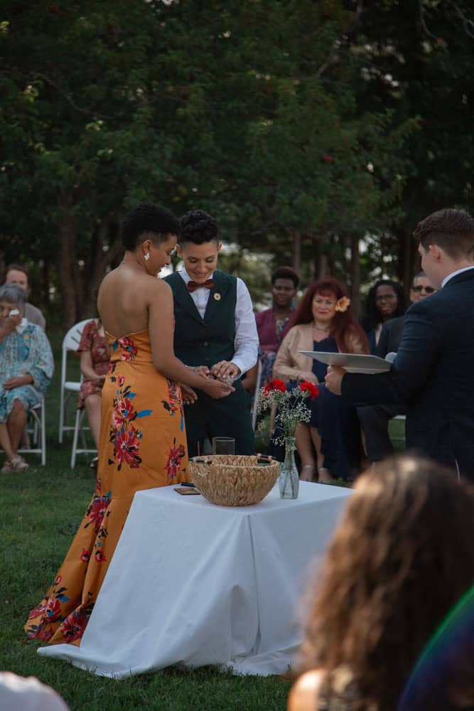 wedding at the Osprey Wilds