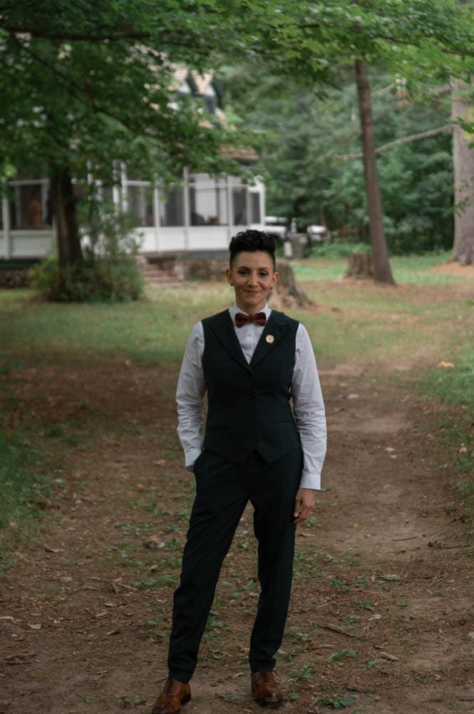 wedding photo shoot at Osprey Wilds Environmental Learning Center in Sandstone MN