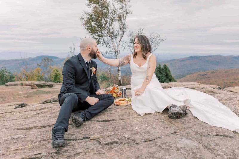 elopement shoot near Lake George