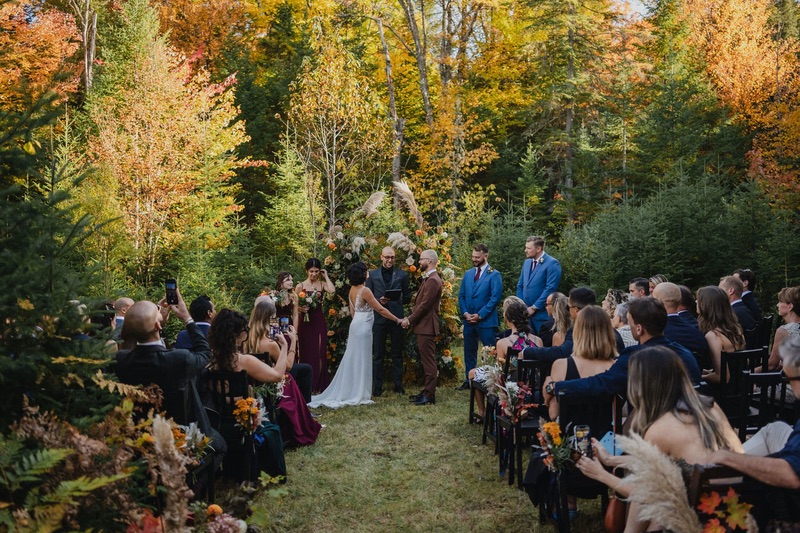 Bohemian Style Wedding photo shoot in Mont tremblant