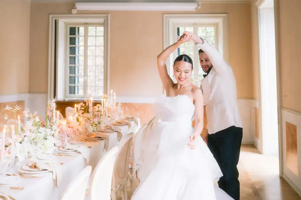 Romantic Wedding shoot at Villa Cipressi, Lake Como