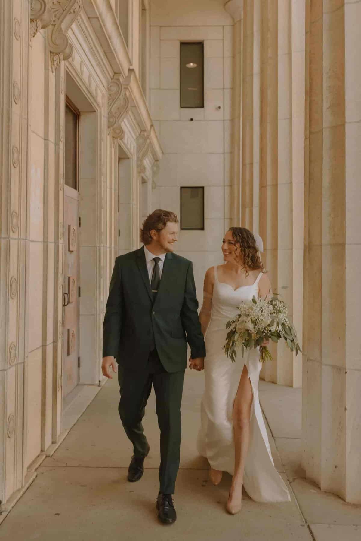 Modern wedding styled shoot