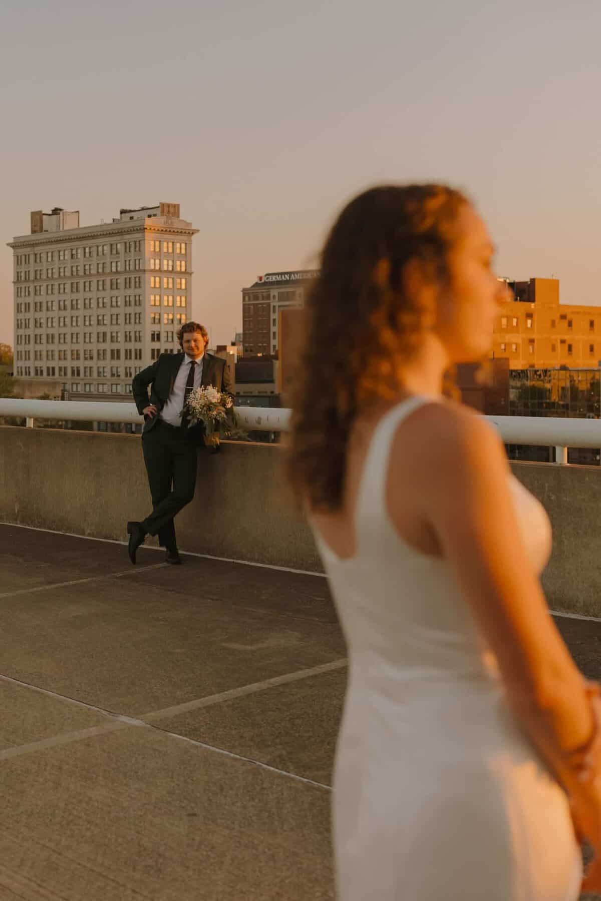 Modern wedding styled shoot.