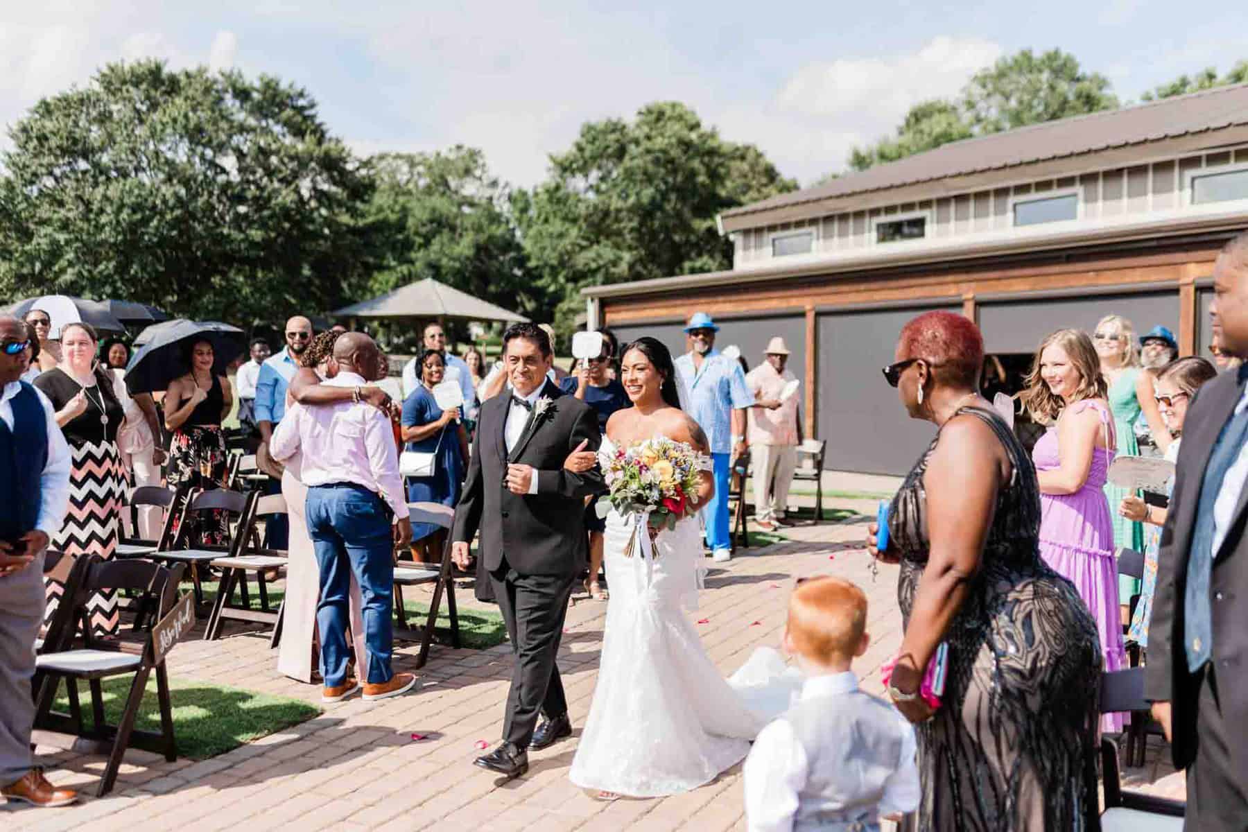 Sidney And Noelani's Beautiful Outdoor Wedding At The Barn At Sitton Hill Farm In Easley, Sc Outdoor Wedding at The Barn at Sitton Hill Farm in South Carolina