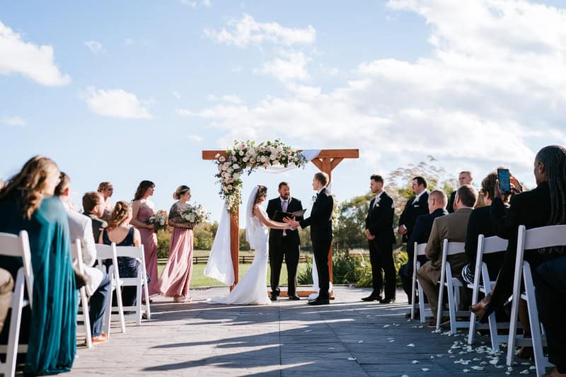 traditional wedding at The Middleburg Barn in Middleburg