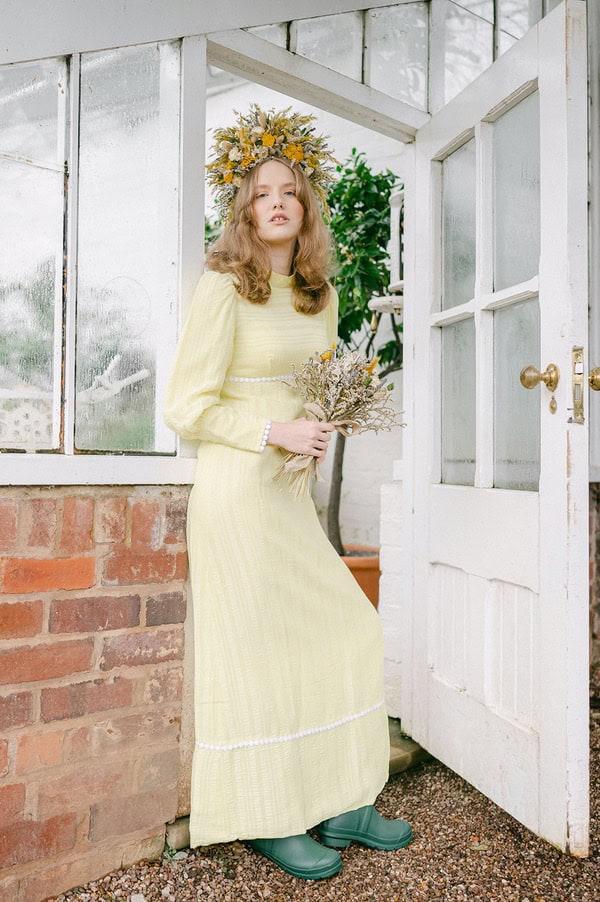 English Garden boho Bridal shoot