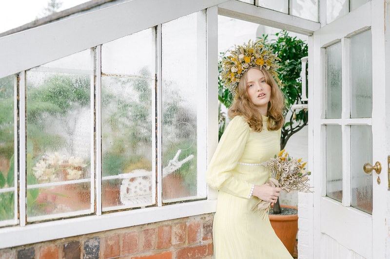 sustainable fashion shoot