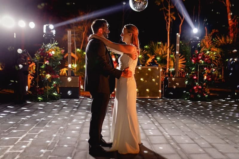 wedding at Andaz Mayakoba Resort in Mexico.