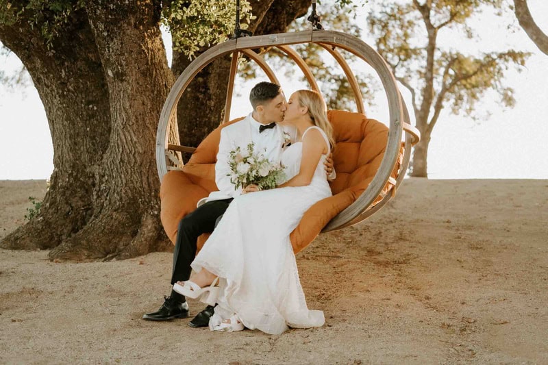 Paige And Ira's June Wedding At Black Oak Mountain Vineyards In Cool Ca wedding at Black Oak Mountain Vineyards