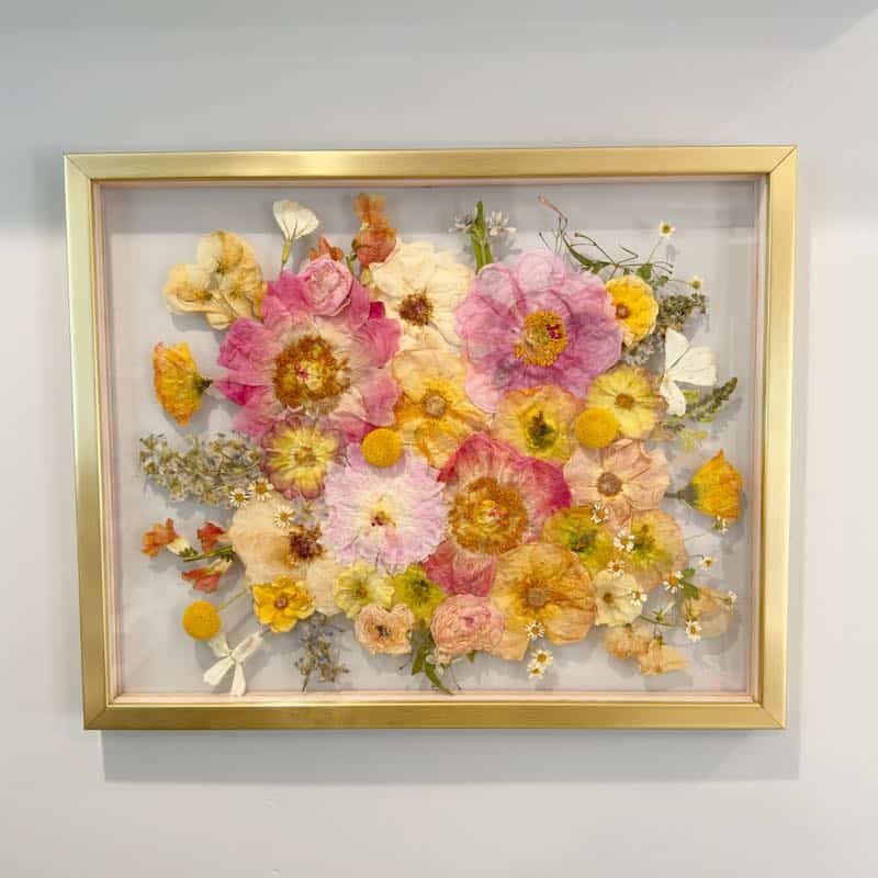 preserving wedding bouquet