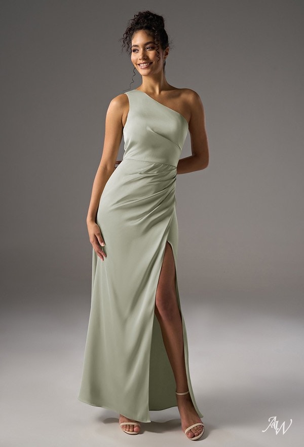 Benedict sage green bridesmaid Dress