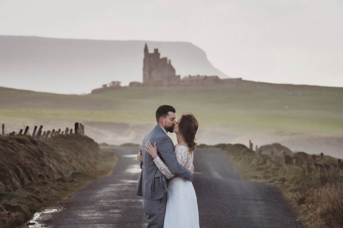 best Irish Elopement with Forest Ceremony in Early Spring