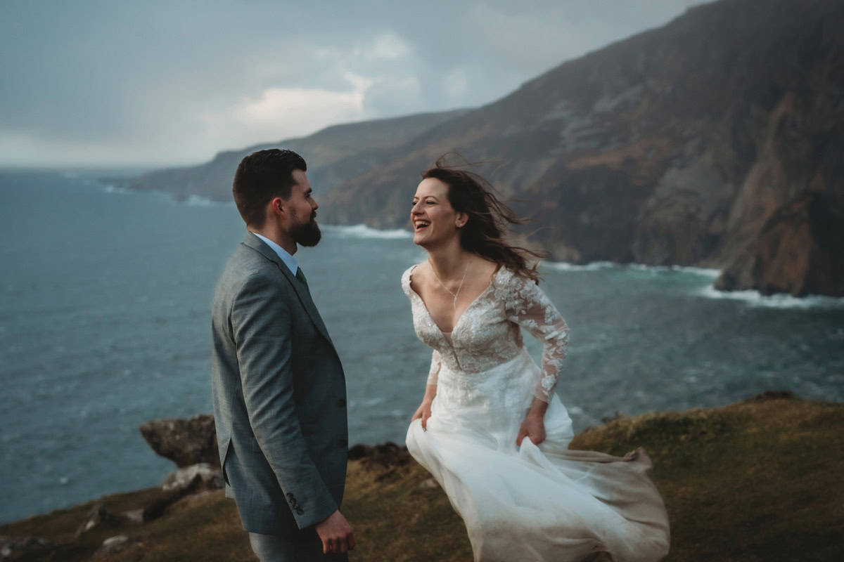Irish Elopement with spring Ceremony