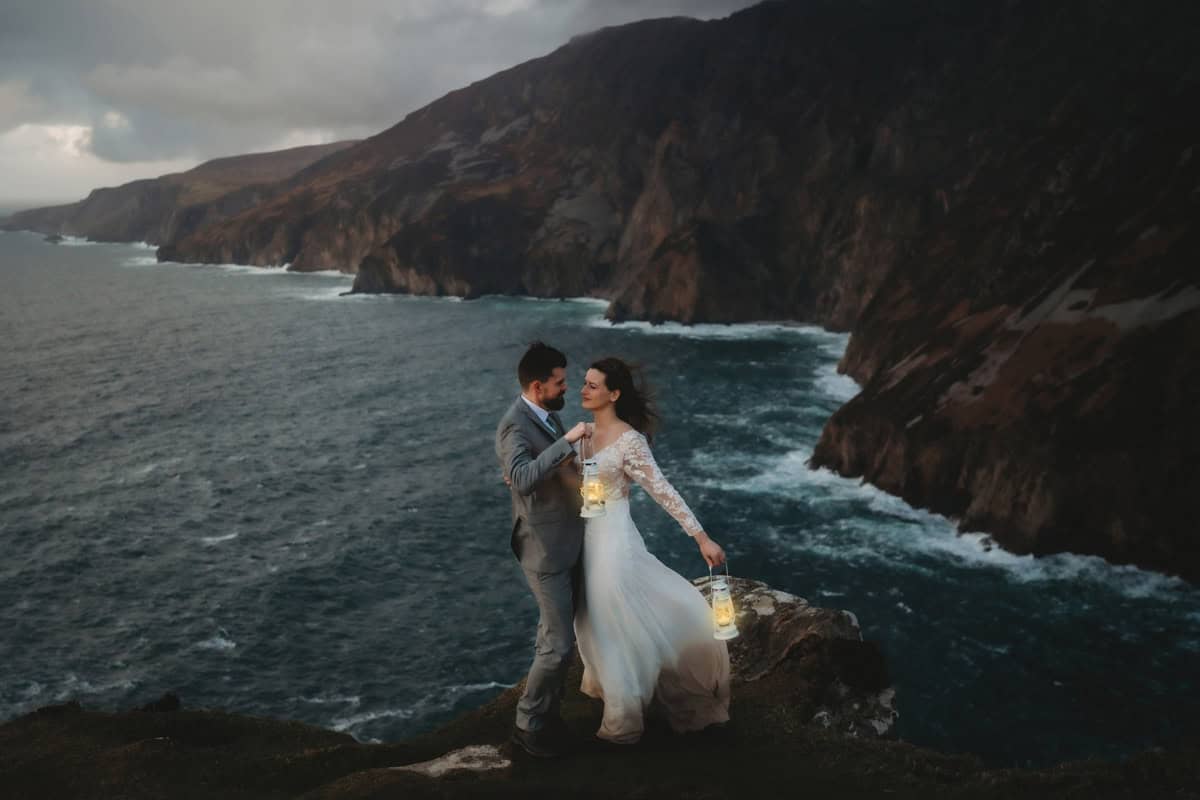 beautiful Irish Elopement with Forest Ceremony in Early Spring