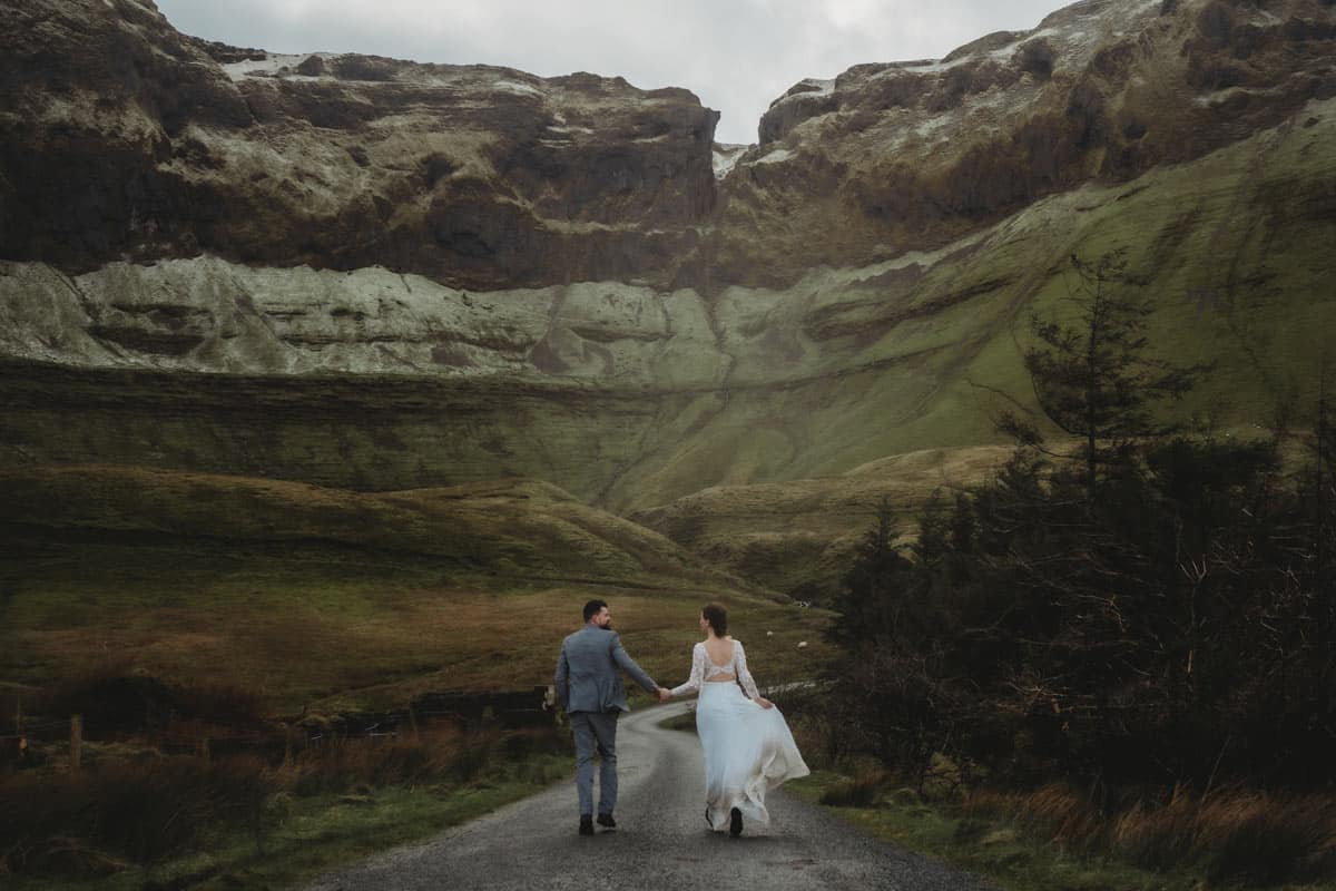 spring Irish Elopement with Forest Ceremony