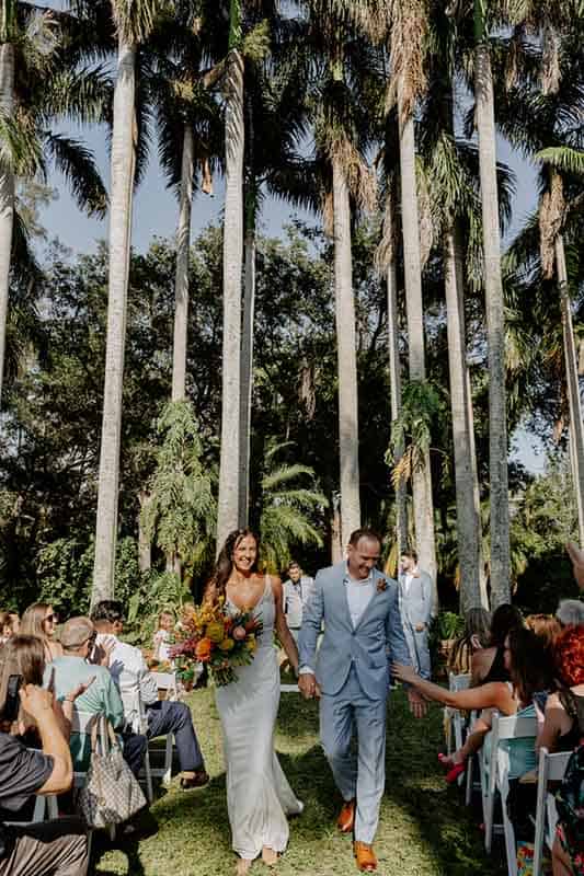 April Wedding at a Botanical Park in Florida