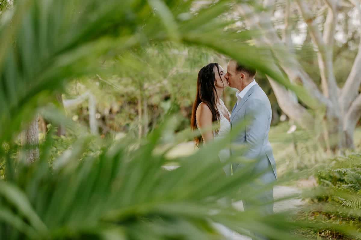 April Wedding at a Botanical Park in Florida