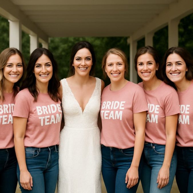 T Shirt Printing for wedding party