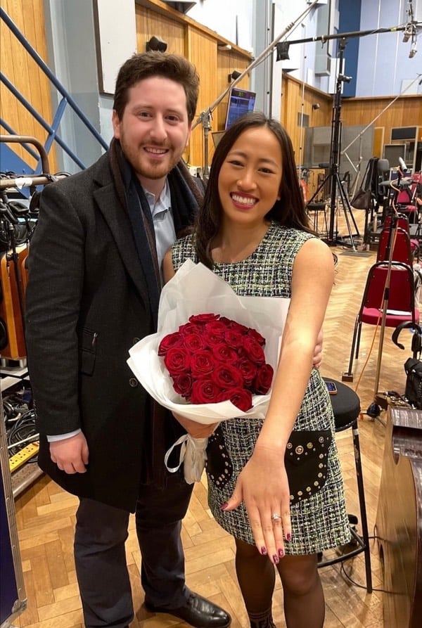 Creative Wedding Proposal Hits All the Right Notes—Leading to a Dreamy Hotel Bel-Air Wedding