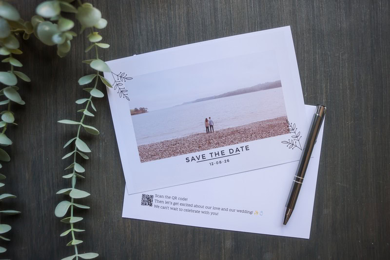 wedding thank you card