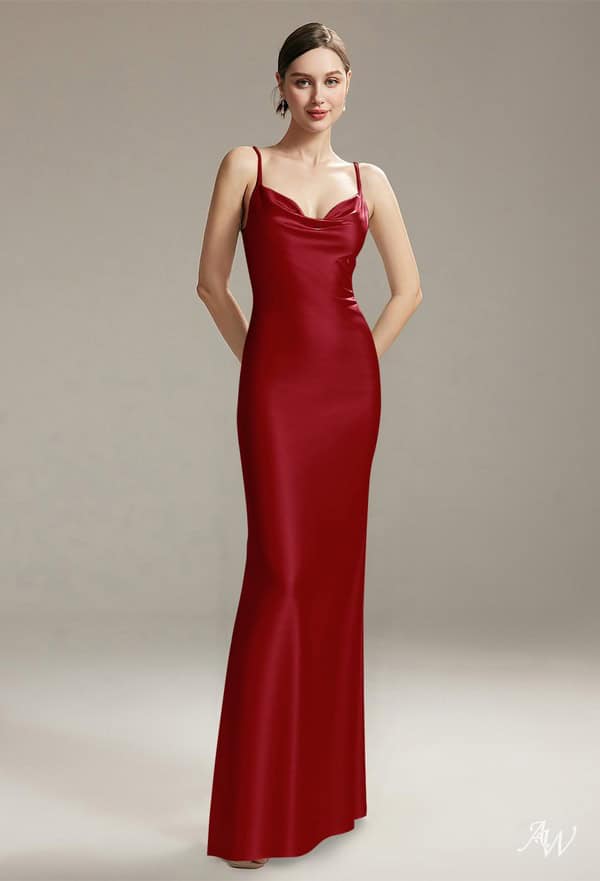 deep claret red bridesmaid dresses