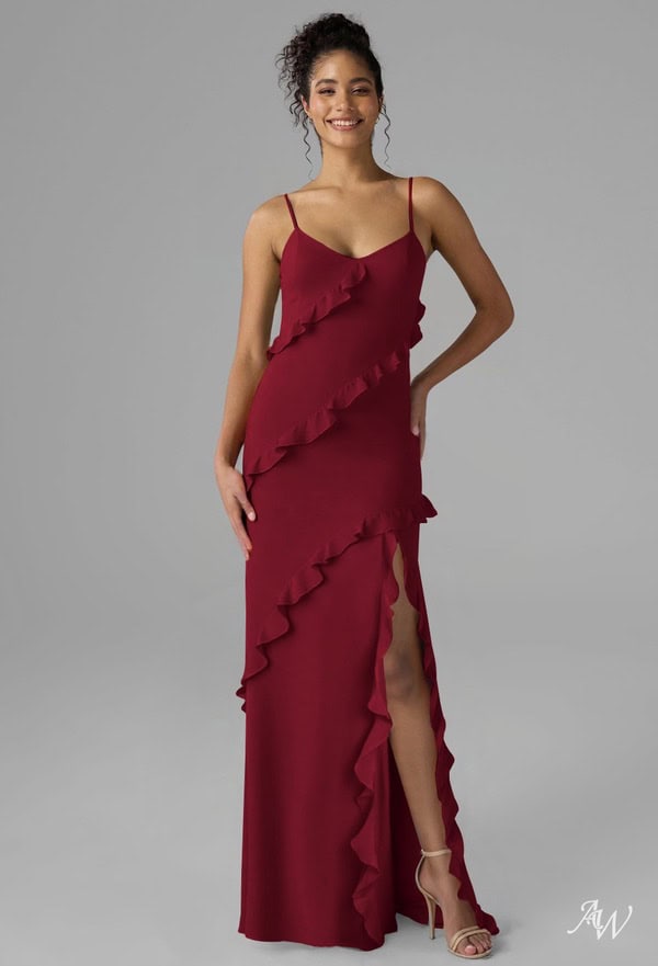 jester red bridesmaid dresses