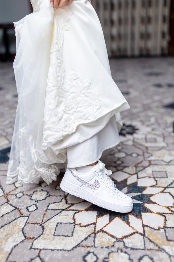 wedding shoe at Omni Montelucia Celebration at One of the Top Wedding Venues in Paradise Valley