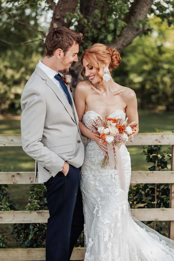 bride and groom at top wedding venue in york