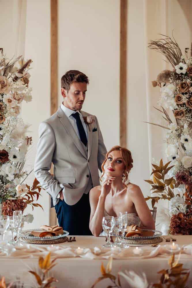 bride and groom at top wedding venue in york