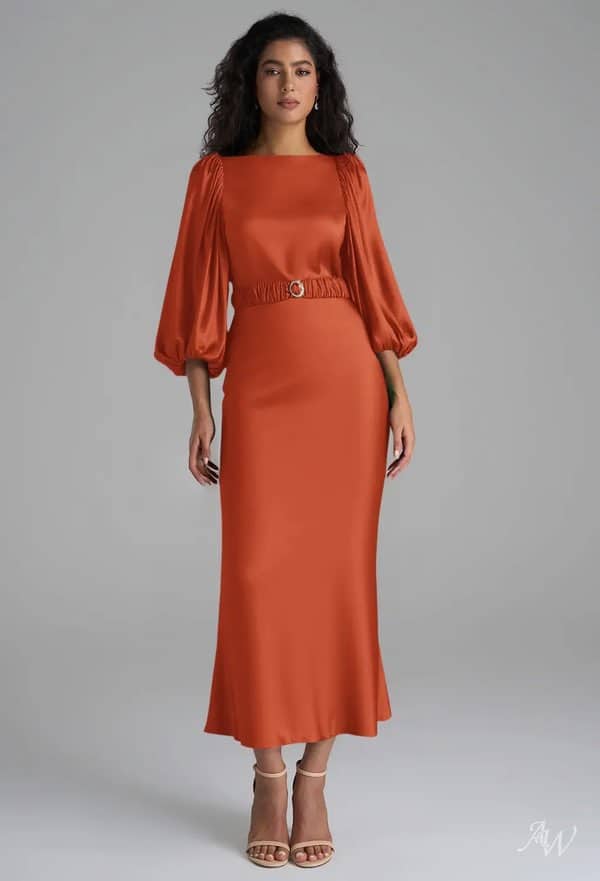 bridesmaid fall dress