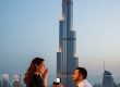 a man proposes to a woman in Dubai