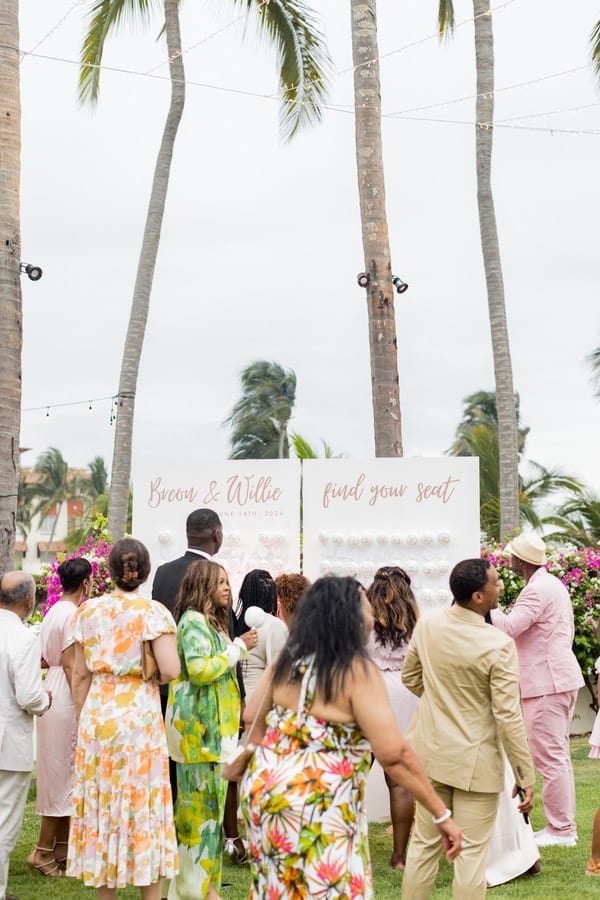 guests at Celebration at One of Mexico Top Destination Wedding Resorts