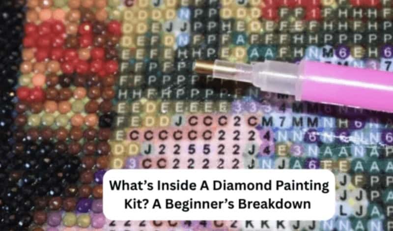 DIY kit for diamond painting