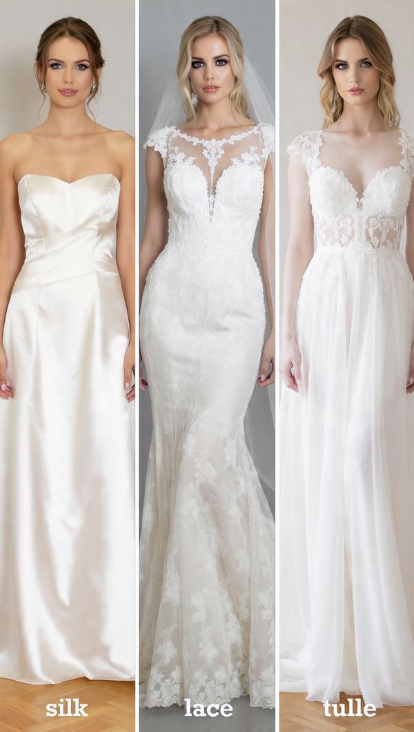 How Different Wedding Gown Materials Affect Preservation Methods wedding gowns from different fabrics