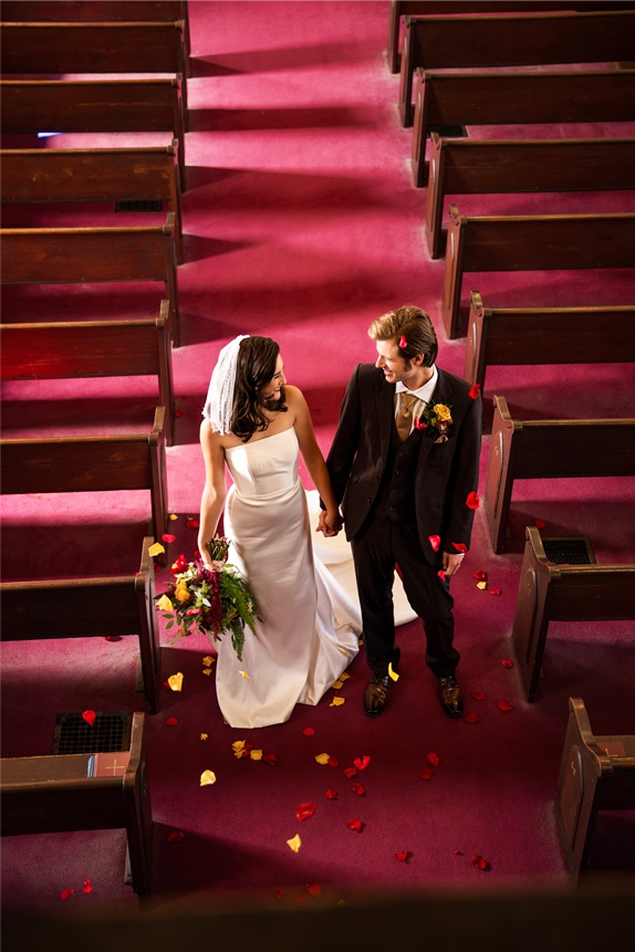 aisle at Virginia Wedding Style Shoot