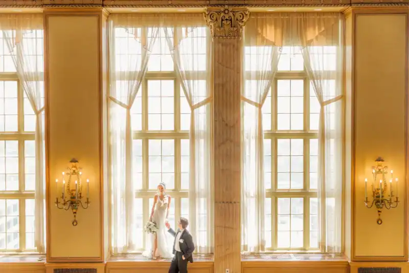 beautiful wedding at Marriott hotel in syracuse