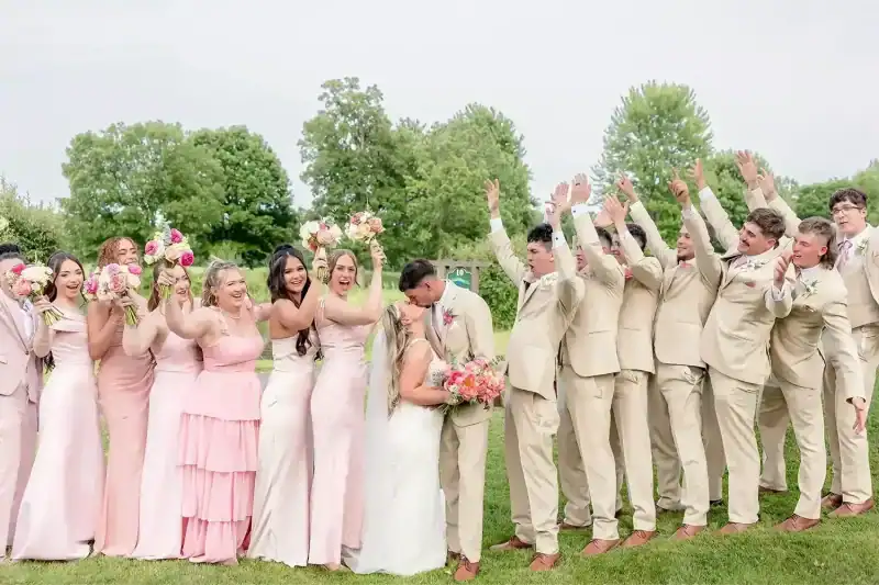 bride at wedding in syracuse ny