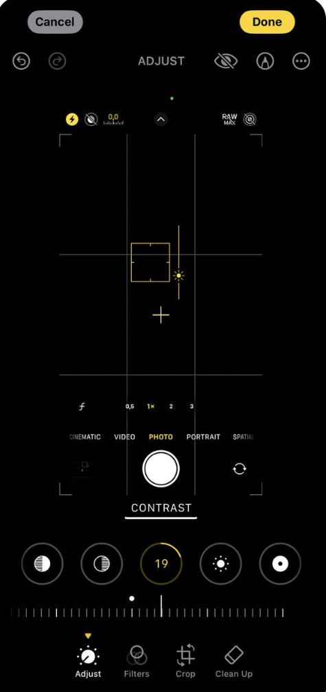 brightness screen on iphone