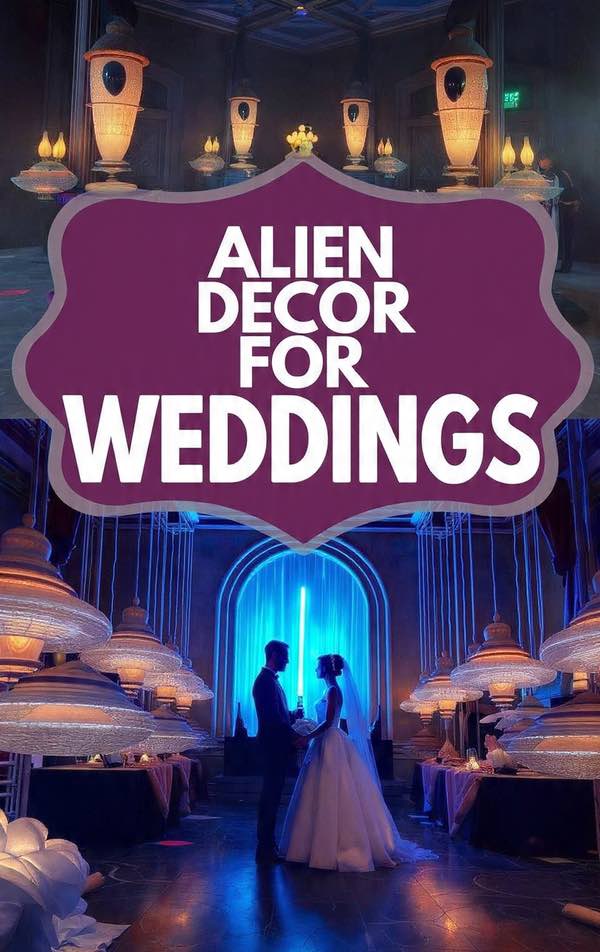 Alien Decor for Weddings: How to Style an Intergalactic Reception with Holographic Accents - Alien Decor For Weddings