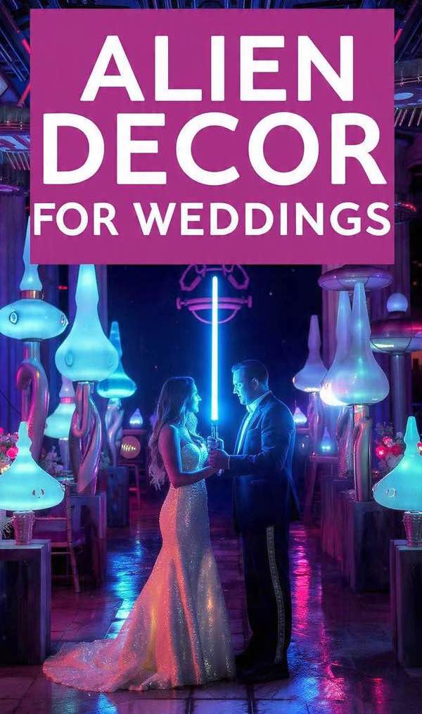 Alien Decor for Weddings: How to Style an Intergalactic Reception with Holographic Accents - Alien Decor Ideas For Wedding